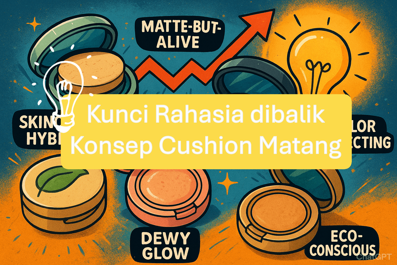 Cover image for article titled '5 Konsep Cushion Inovatif & Tips Memilih Konsep Produk Cushion yang Laris Manis'
