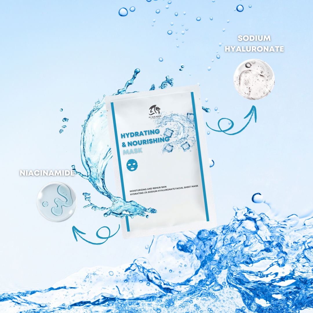 Hydrating 2% Sodium Hyaluronate Facial Sheet Mask