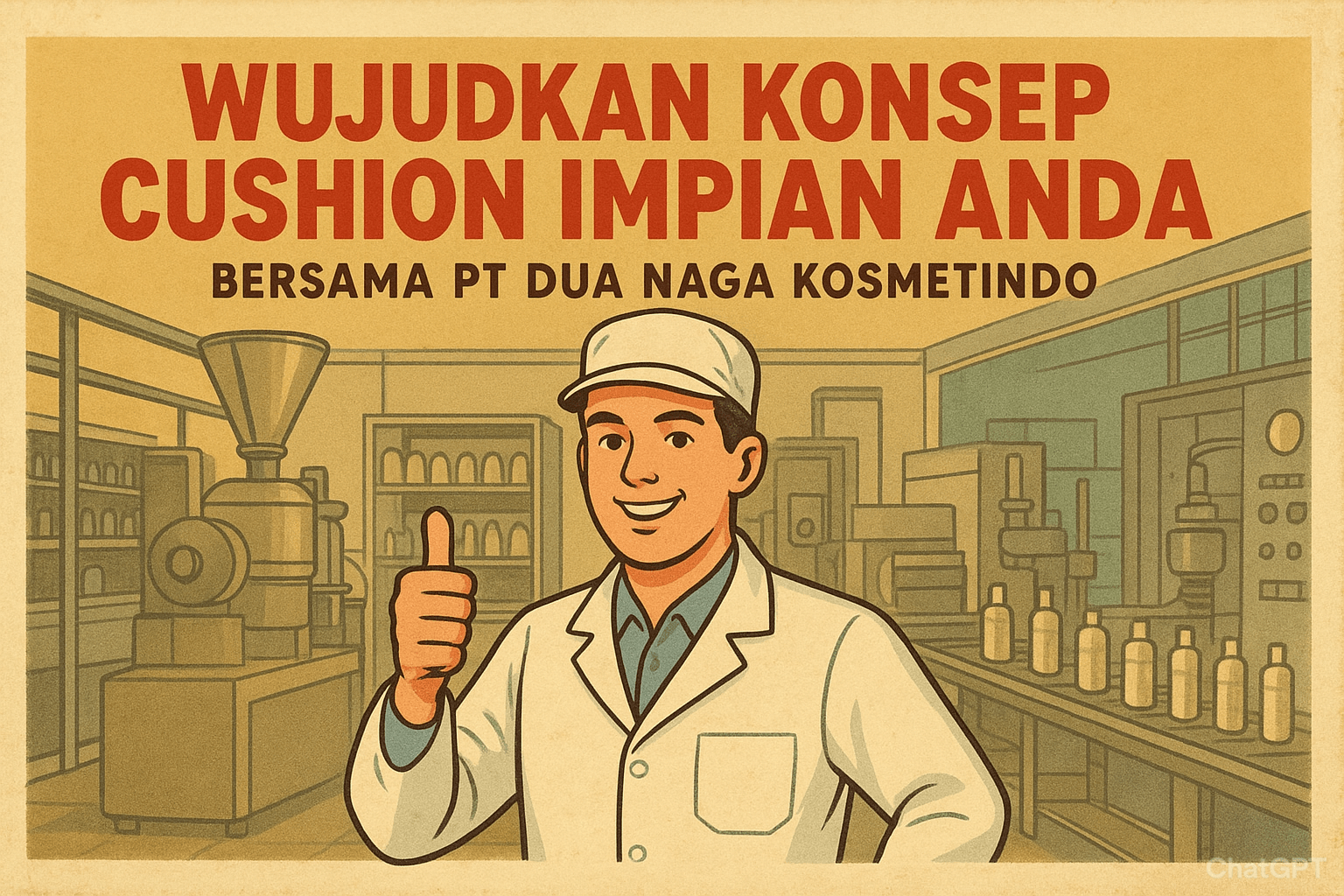 cara membuat brand cushion sendiri