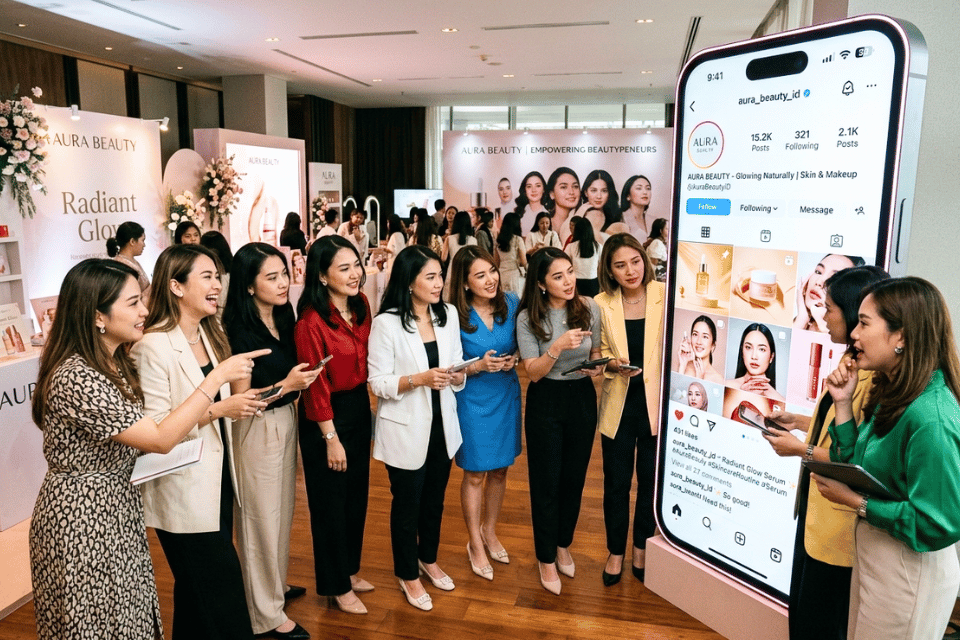 cara buat konten Instagram Beauty