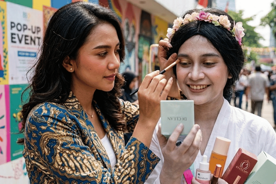 cara jualan kosmetik