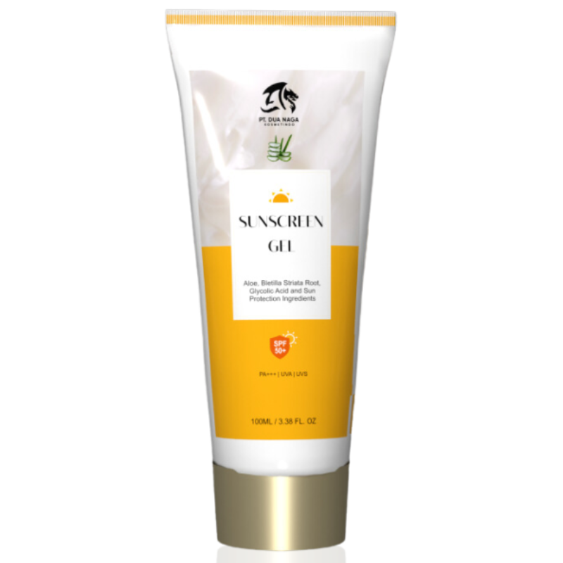 Aloe Sunscreen Gel | Natural Vegan & Gluten Free | SPF 50+