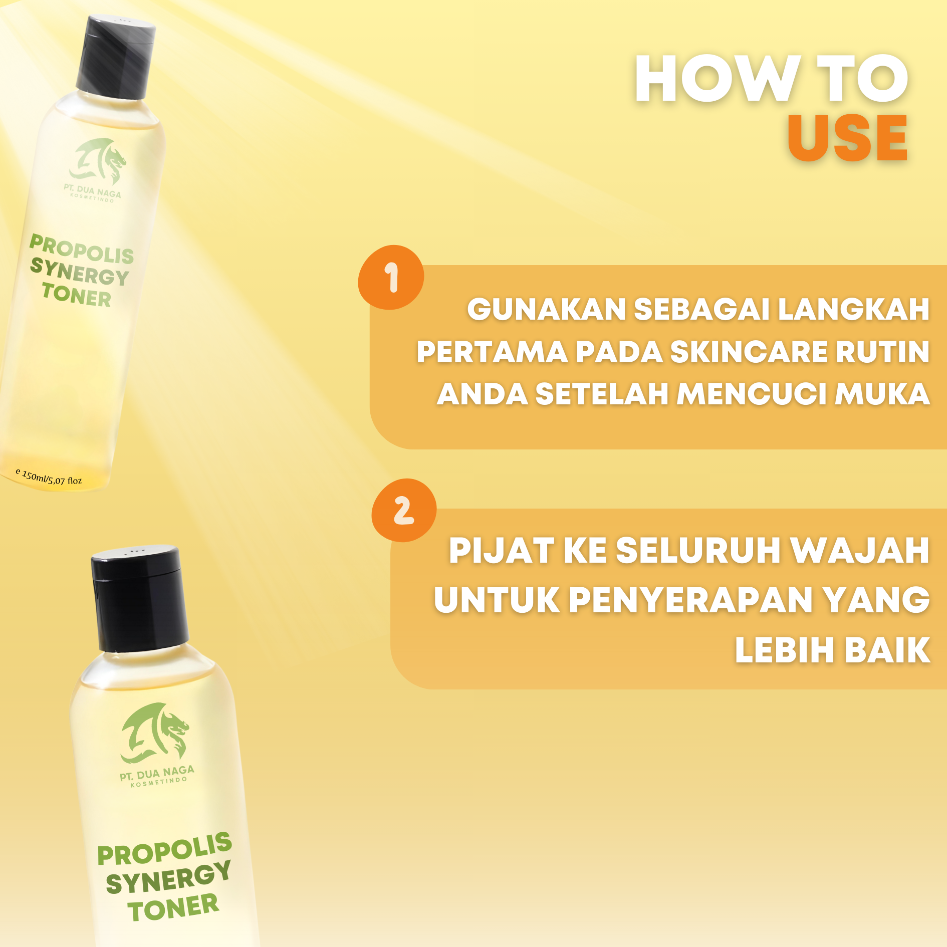 Propolis extract and 10% Honey extract Skin Toner