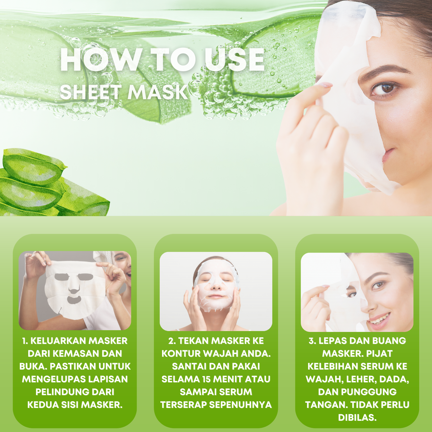 Anti-Aging Retinol Alternative Bakuchiol Facial Sheet Mask