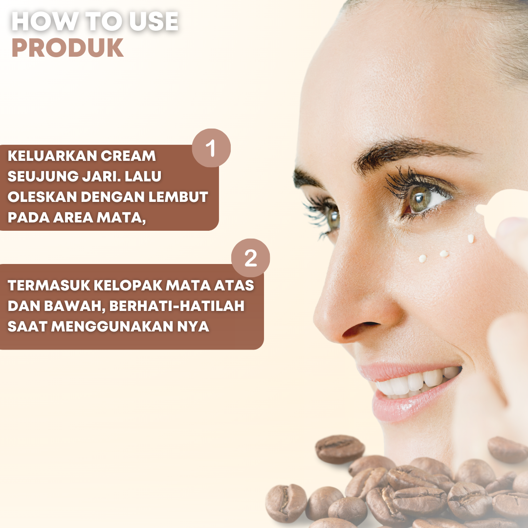 Eye Cream Brightening With Coffe