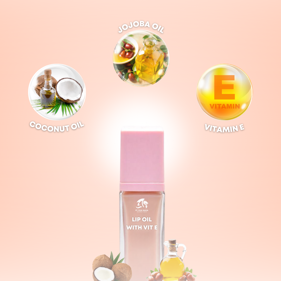 Lip Oil With Vitamin E and Coconut