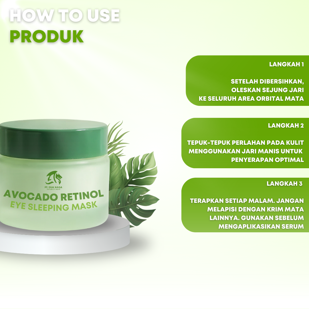 Avocado Retinol Under Eye Mask