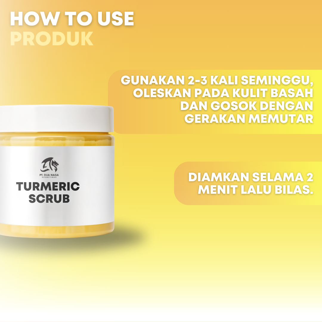 Glowing and Smooth Skin Body Sugar Turmeric Scrub