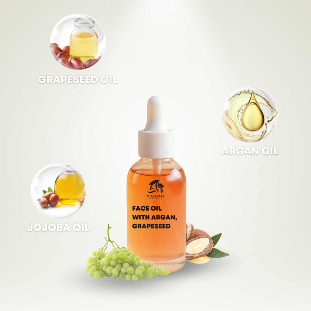 Face Oil wit Argan + Grapeseed + Jojoba