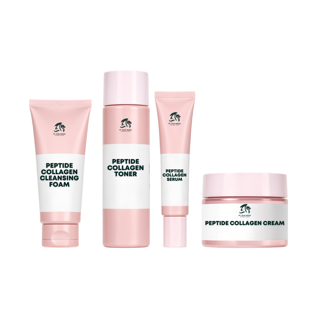 Hydrolyzed Collagen and Peptide Anti Aging Face Care Set